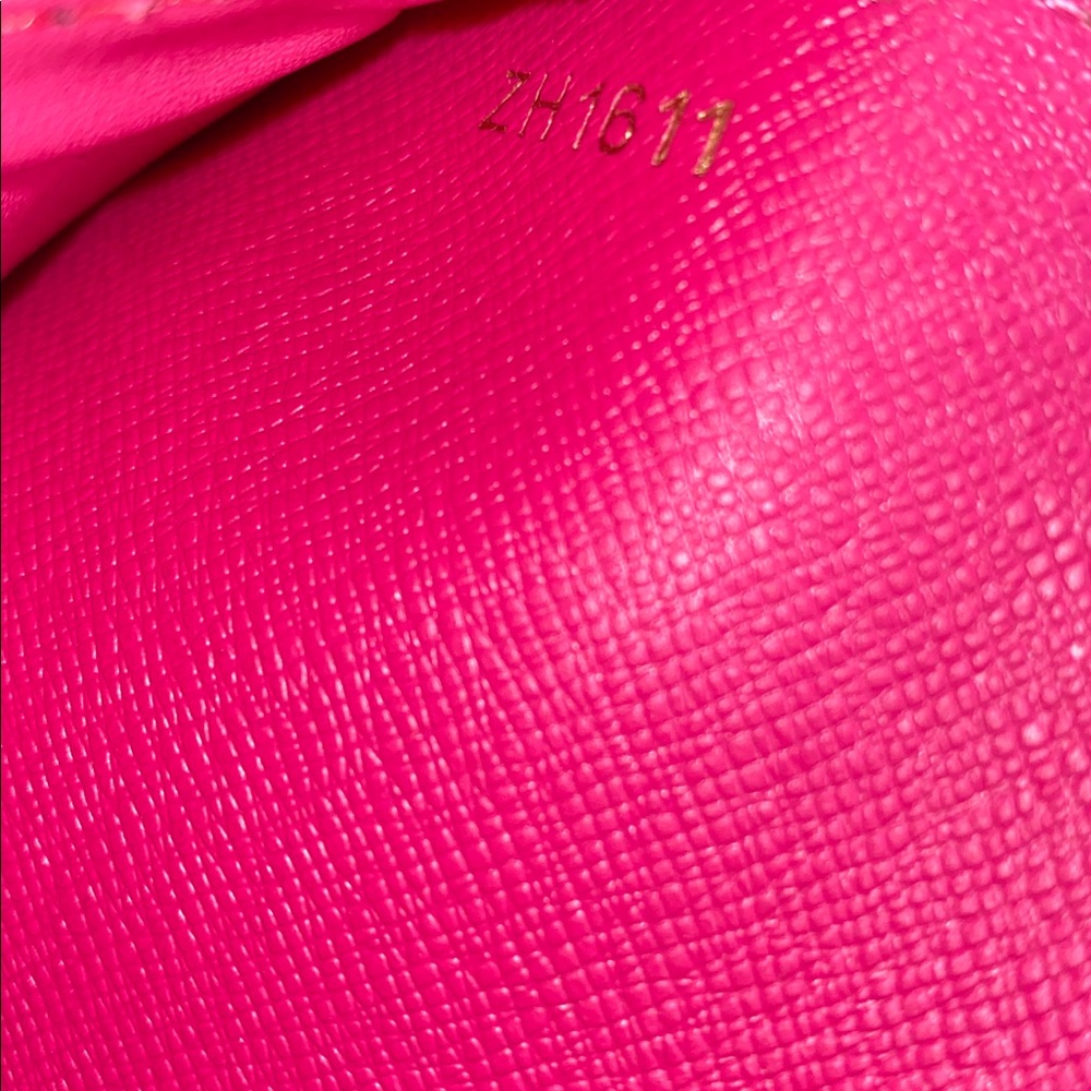 LOUIS VUITTON BROWN JOSEPHINE FUCHSIA MONOGRAM WALLET - Picture 6 of 7